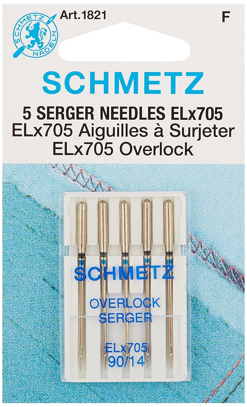 Schmetz ELX705 Serger Needles -Size 14/90 5/Pkg (2 Pack) - Image 2